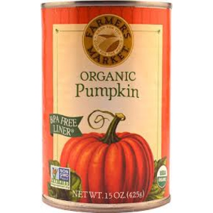 Canned pumpkin