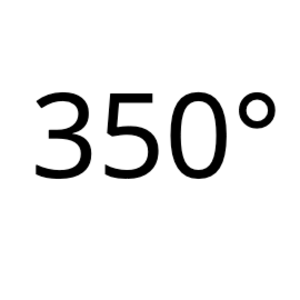 350 degrees