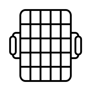 Wire rack for cooling backed goods